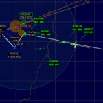 Vu radar au départ de Rhodes